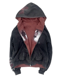 'memory' reversible zip-up