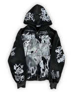 fangs heavyweight zip-up