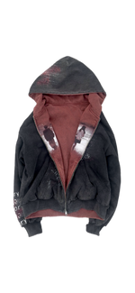 'memory' reversible zip-up