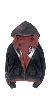 'memory' reversible zip-up