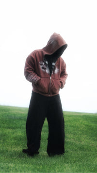 'memory' reversible zip-up
